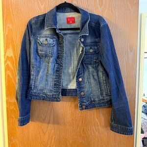 Elle Medium Cropped Jean Jacket